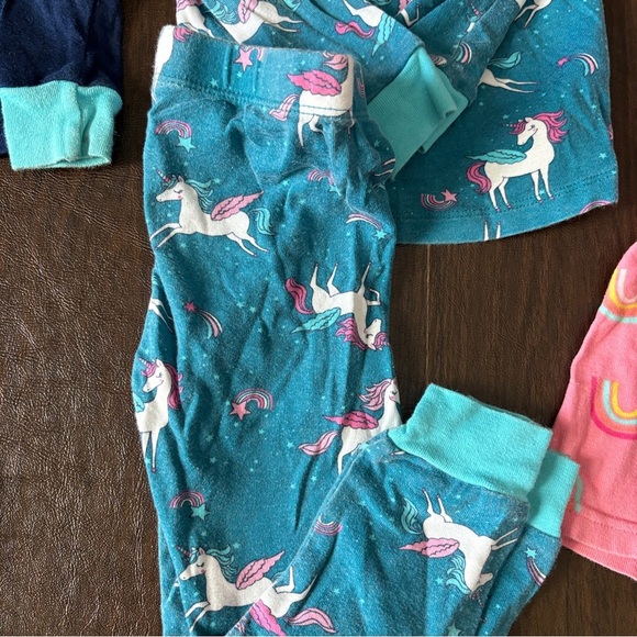 Unicorn and Rainbow Peppa Kids Pajama Set 3qty Bundle - Picture 5 of 7